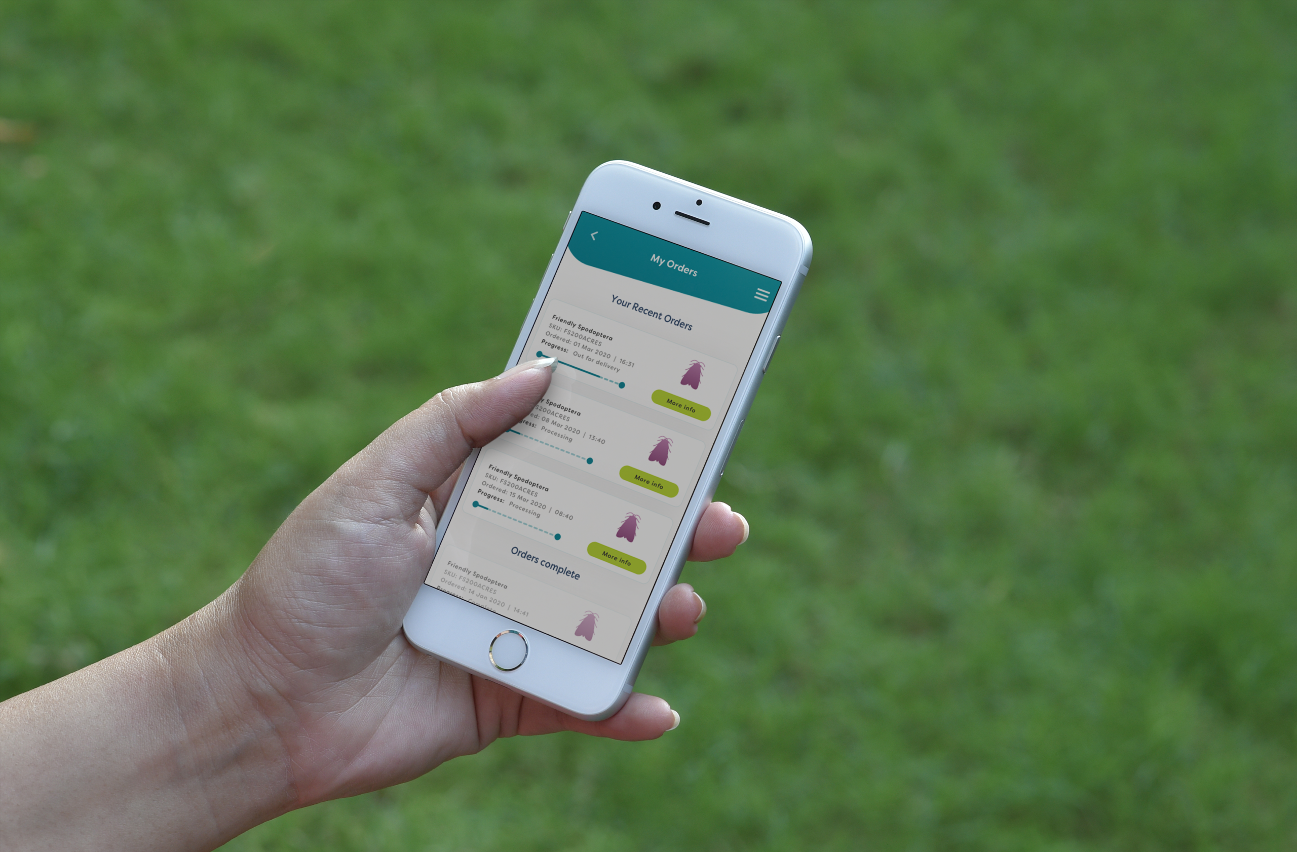 Oxitec app dashboard